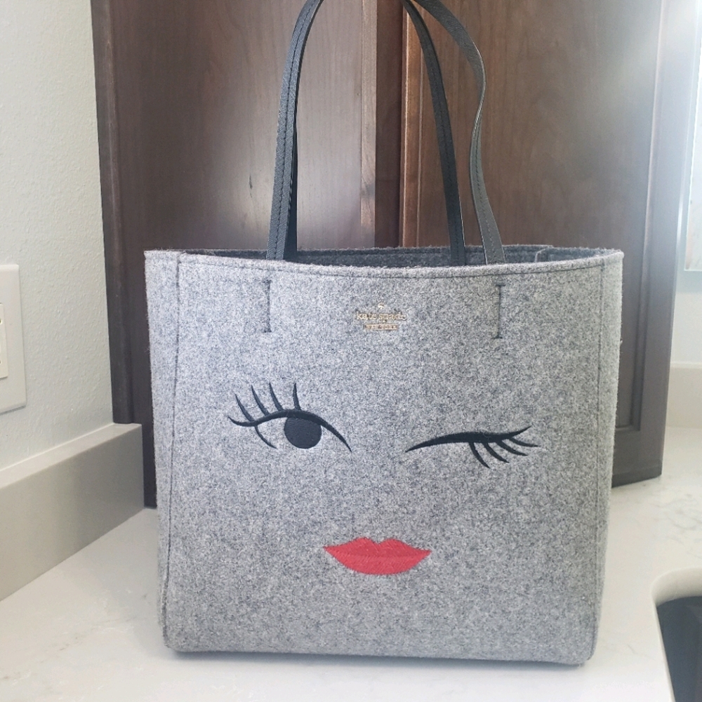 Kate Spade winky wool tote